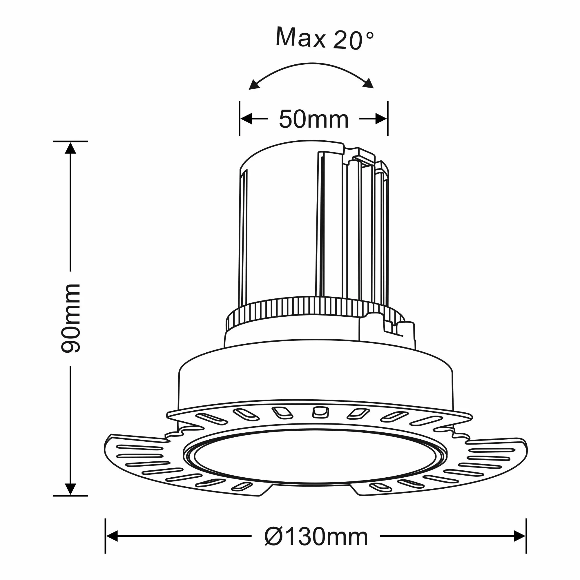 Basy A 9 Recessed Ceiling Luminaires Dlux Round Recess Ceiling